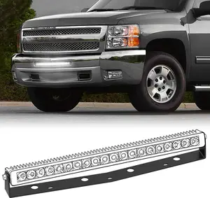 Nilight Front Lower Hidden Bumper Mounting Brackets for 22in Single Row LED Light Bar, Led Car Lights, Compatible with 2007-2013 Chevy Silverado 1500 & 2007-2010 Silverado 2500/3500 HD