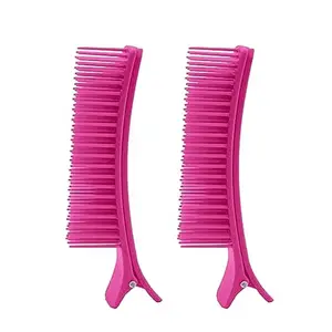 2-Pack Hair Section Clips, Non-Slip Salon Hair Separators, Ideal for Dyeing, Styling, Cutting, Perming, False Hair Installation