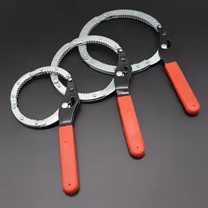 "Compact" Stainless Steel Adjustable Oil Filter Wrench - Durable Hand Tool Automotive Vehicle Tool For Auto & Motorcycle Repair Car Repair Tools
