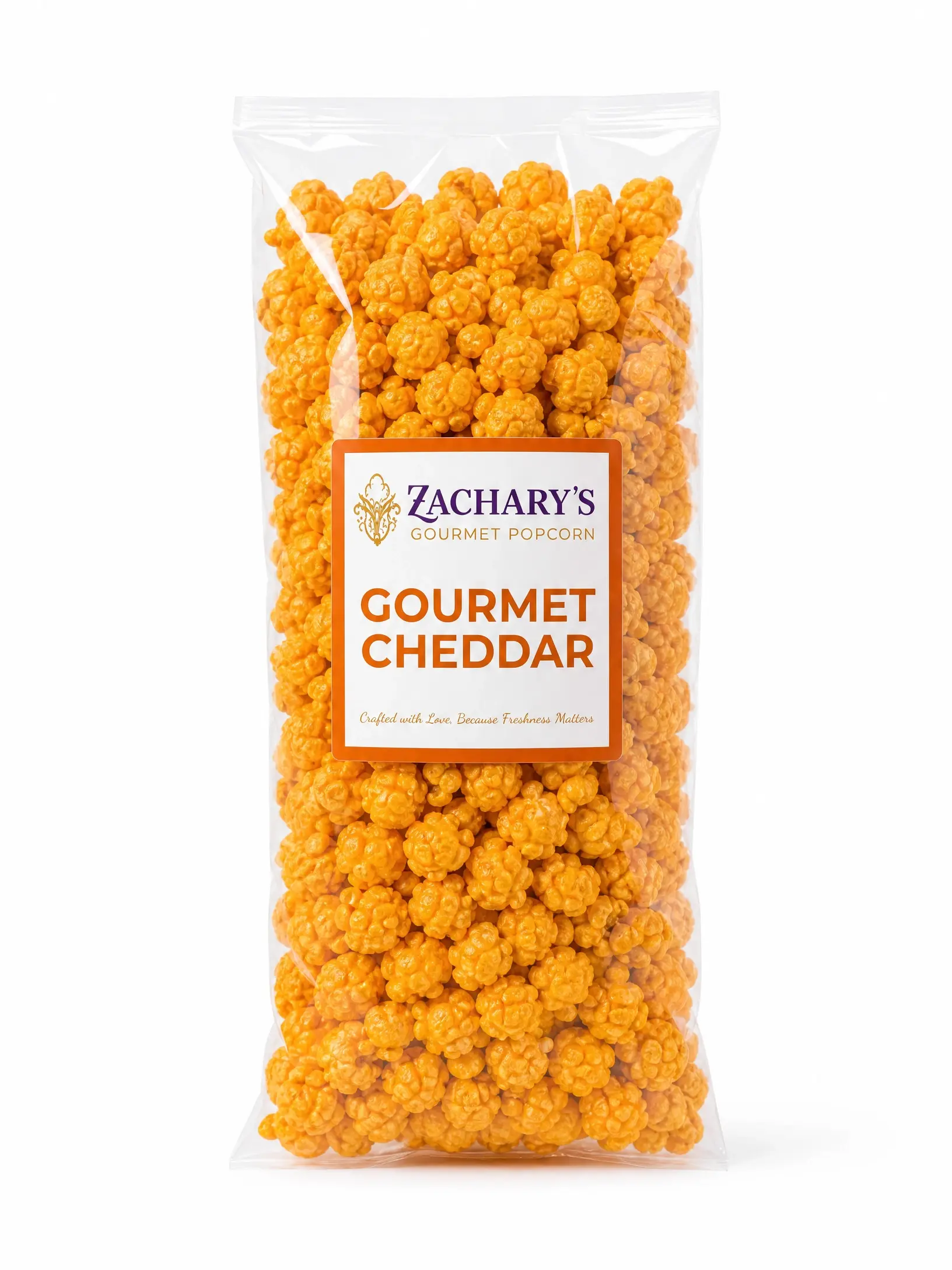 Cheddar Popcorn — Bold & Tangy Real Cheddar | Zachary's Gourmet