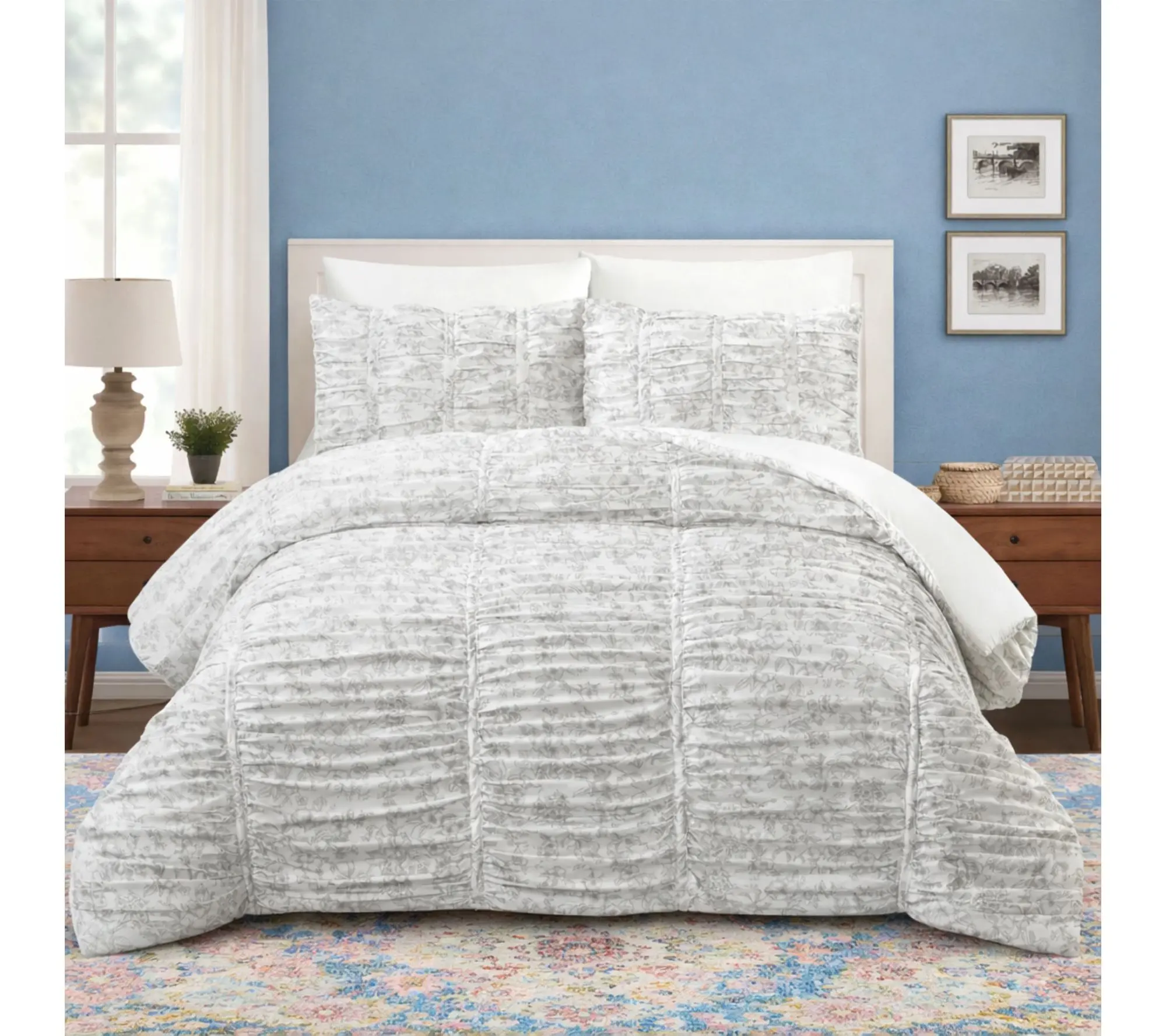 Modern Heirloom Floral Toile 2-PC Twin/Twin XL Comforter Set