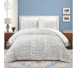 Modern Heirloom Floral Toile 3-PC King Comforter Set