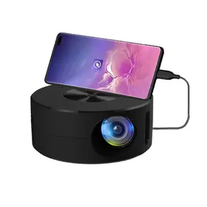 Mini HD Portable LED Projector Micro Small Desktop Projector with Phone & Laptop Connectivity YT200 Toy Gift Projectors