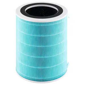 Summervibes VEVOR Air Purifier Replacement Filter, H13, 3-in-1 Compact Lightweight Replacement Filter with Sturdy PP Pre-Filter, Easy-to-Grab Purifier Filter with Activated Carbon, Fit for Cylindrical Purifier