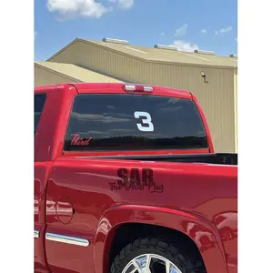 Number 3 Decal | Racing Decal | Dale | Do it For Dale | Decal for Truck or Car