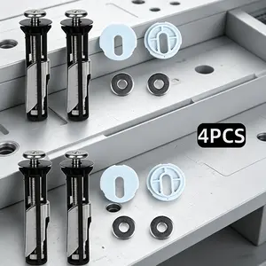 Universal Toilet Seat Bolt Kit Screws Quick Release Easy Install Toilet Seat Replacement Parts Toilet Cover Maintenance Fixing Accessories