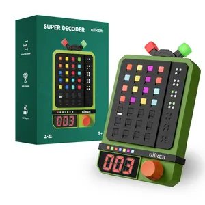 GiiKER Super Decoder, Original Code-Breaking Game, Code Breaker Strategy Handheld Game, Portable Travel Games for Car Ride, 1-2 Players Toys for Kids and Adults