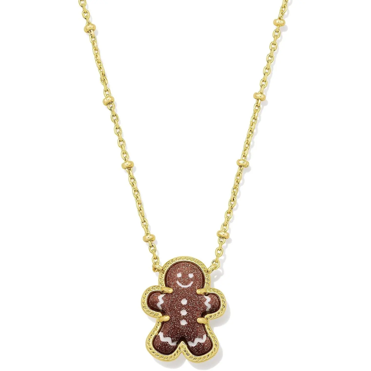 Kendra Scott Gingerbread Short Pendant Necklace, Fashion Jewelry for Women