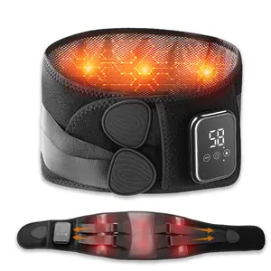 Heated LED Vibration Massage Belt, providing daily comfort, relaxation, and rejuvenation experience, adjustable temperature, wireless use, ideal for everyday gifting