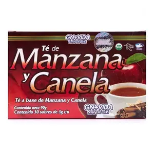 GN+Vida Apple & Cinnamon (Manzana y Canela ) Tea – 30 Tea Bags | Sugar Control Support |