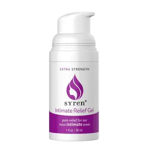 Syren Relief 1oz/30ML  Gentle Comfort with Lidocaine for Everyday Irritation Relief - Natural & Fragrance-Free Solution for Sensitive Areas