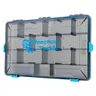 Reaction Tackle Fishing Tackle Boxes, 4-Latch System Stops Gear from Mixing - Adjustable Transparent Plastic Storage Trays with Removable Dividers - 2 or 4 Pack Set, Tackle Box, Lockable, Fishing Tackle Box, Tackle Organizer