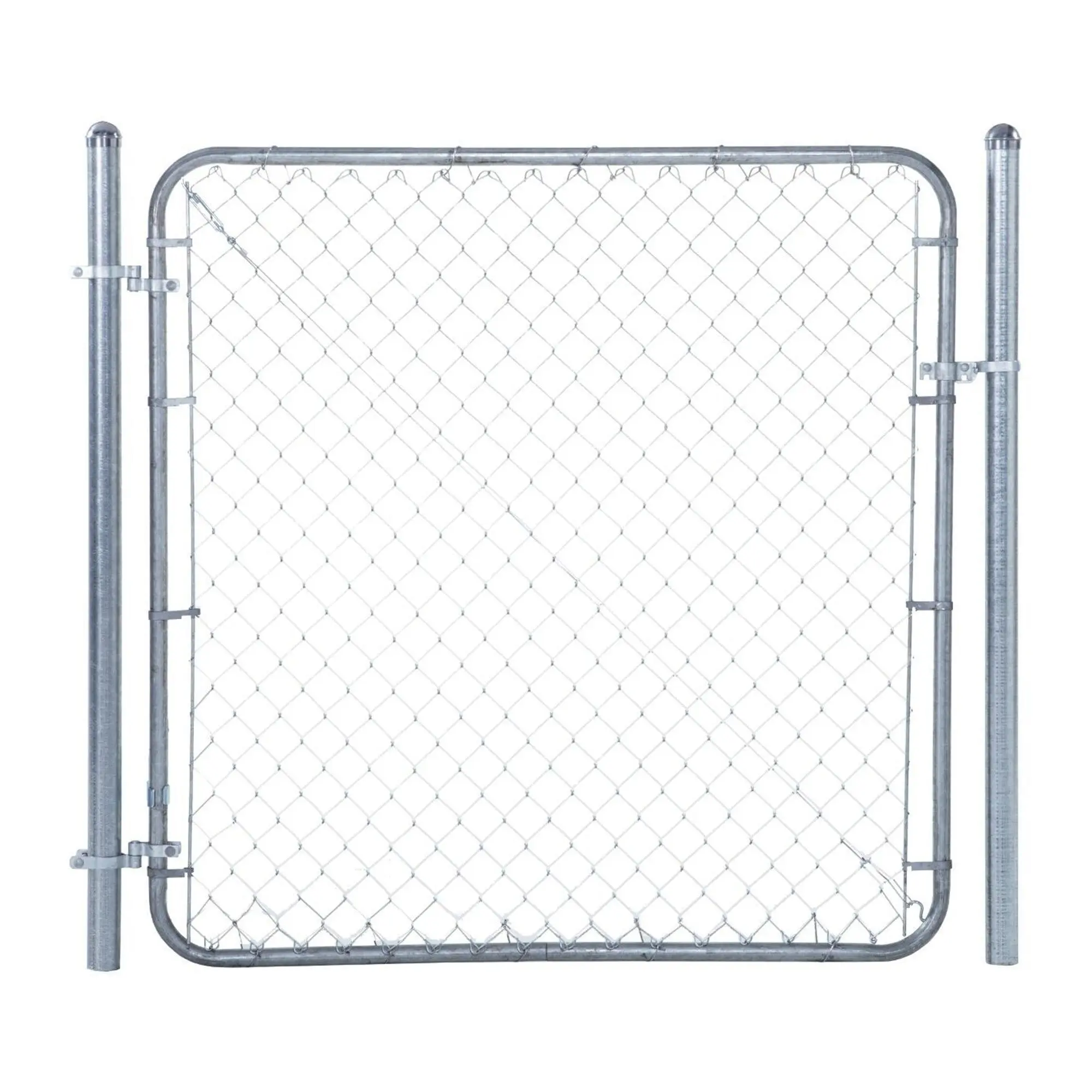 Adjust-A-Gate Fit-Right Chain Link Fence Walk-Through Gate Kit (24"-72"W x 6'H) Adjust-A-Gate Fit-Right Chain Link Fence Walk-Through Gate Kit (24"-72"W x 6'H)