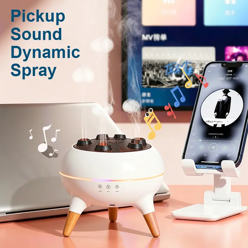Dynamic Jellyfish-Shaped Aroma Diffuser Humidifier - 250ml Compact Space-Saving 3-in-1 Ultra-Quiet Dual-Mode Device with 7-Color LED Nightlight, Remote-Controlled Lights, Timed Function, Sleep Aid for Home, Office