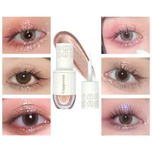 Shimmering Liquid Eyeshadow, Glittery Eye Makeup Effect, Non-Caking, Multiple Sparkle Sizes, Essential Cosmetics, Y2K Style for Birthdays, Vacations, Glam Pack Glitter