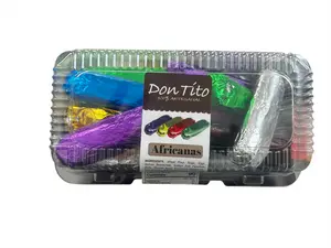 Don Tito Africanas Cubanas - Bite-Sized Nostalgic Snacks with Semisweet Chocolate Coating & Crunchy Sugary Center by AHR Distributor Inc Bonbon Candy Dessert
