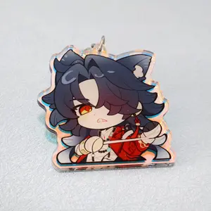 Limited Edition Laser Honkai Star Rail New character, new skin Acrylic Keychain,Backpack accessory, collectible item, gift for fans, High Quality and Customer Favorite Items #2, 3''x3''