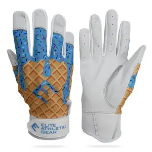Blue Ice Cream Batting Gloves Blue Ice Cream Batting Gloves