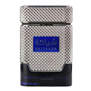 Khadlaj Shiyaaka Blue for Men Eau de Parfum Spray, 3.4 Ounce