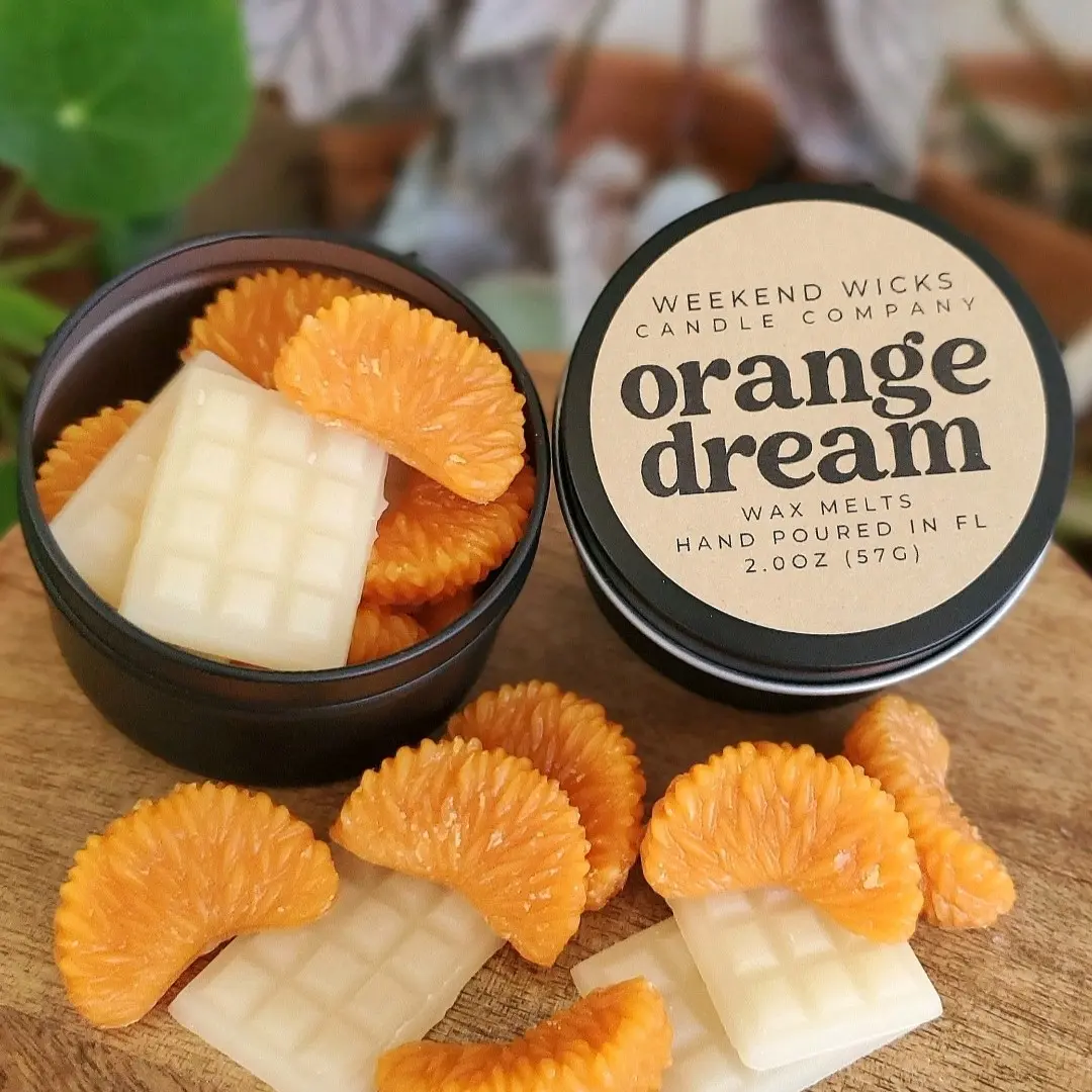 Orange Dream Wax Melt, Fake Food Wax Melts