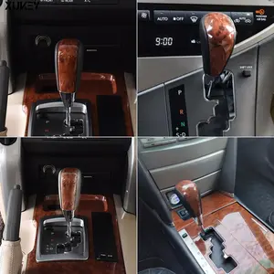 XUKEY Automatic Gear Stick Shift Knob For Toyota For RAV4 For Corolla For Avalon For Yaris For 4Runner For Sienna For Camry For Tacoma For Lexus ES GS SC RX LS Black Brown Wood Grain