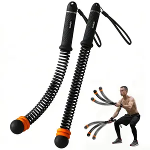 Soulyis New Adjustable Ropeless Battle Ropes for Home Gym for Men & Women, Heavy Duty Cordless Battle Rope ,Exercise Ropes with Variable Resistance, Strength & Low-Impact Cardio for HIIT