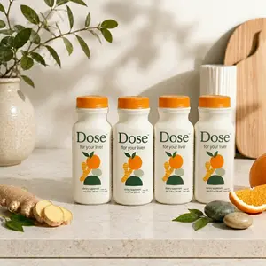 Dose Herbal Liquid Wellness Shot with Milk Thistle, Turmeric Curcumin & Ginger | Convenient Daily Wellness Routine Addition with Plant-Based Ingredients for Gut-Friendly Habits and Balanced Everyday Lifestyle Support
