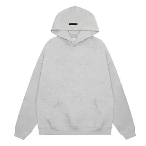 Essentials Hoodie Logo Famous Dark Oatmeal Street StylePrint Casual Comfortable Loose Fit Men's & Women's TopModern Autumn Basic Long Sleeve Stylish Pullover tiktokshop
