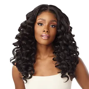 Sensationnel HD Lace Wig Curls Kinks N Co Glueless Kinky Edges Y-Part Kinky Wand Curl 20"