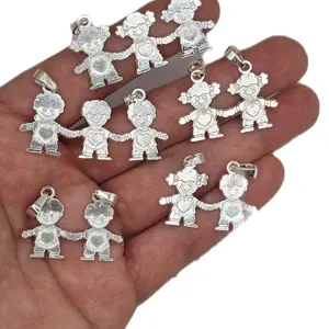 Charms & Pendants for Boys and Girls Perfect Gift for Christmas Birthdays Anniversaries Silver Tone Figurines  Chain not included; chain is sold separately.