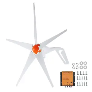 VEVOR 800W Wind Turbine Generator, 12V Wind Turbine Kit, 3 - Blade Wind Power Generator with MPPT Controller, Adjustable Windward Direction 2.5m/s Start Wind Speed, Suitable for Home, Farm, RVs, BoatsVEVOR Super Brand Day
