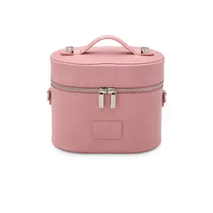 ETOILE COLLECTIVE Oval Toiletry Case in Crush Lizard Print