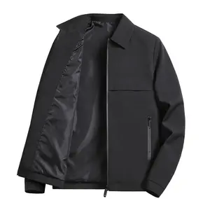 Men's Casual Solid Color Baseball Jacket Lightweight Windbreaker For Daily Commuting Business Casual Fashion Versatile Wear Gift Sports Comfortable mental  hospital  jacket