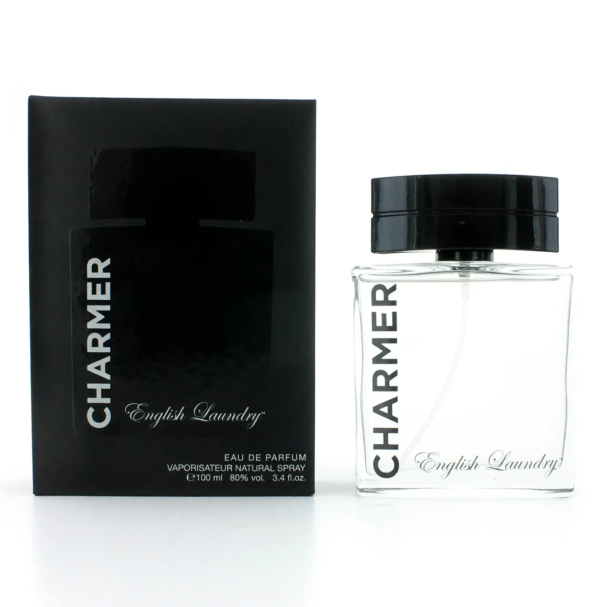 Charmer by English Laundry Men's 3.4 oz EDP Spray, Lemony Citrus-Herb Fresh Fragrance, Spray Bottle, Retail Packaged (3-3.9 Fl Oz Range)