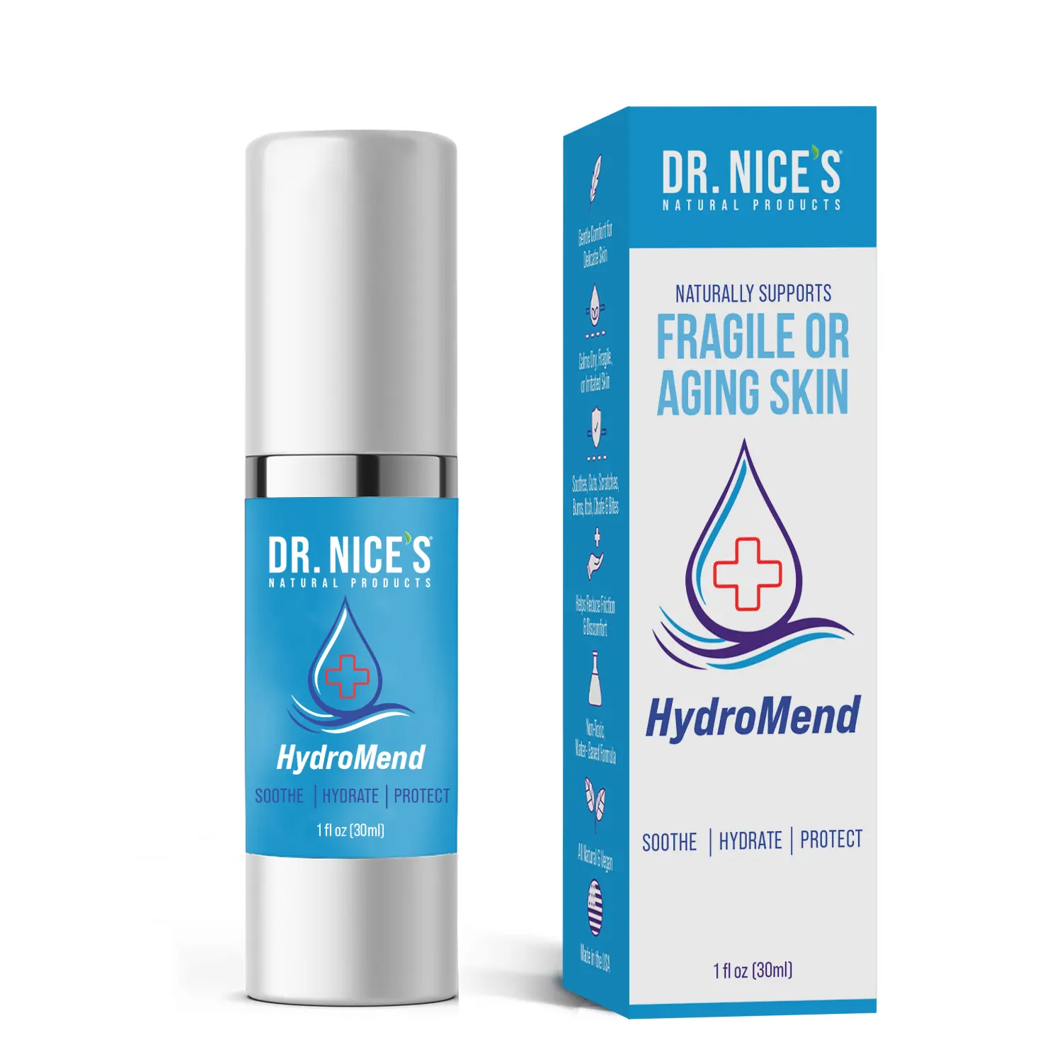 Dr. Nice's  Natural Products HydroMend Care for Fragile Skin