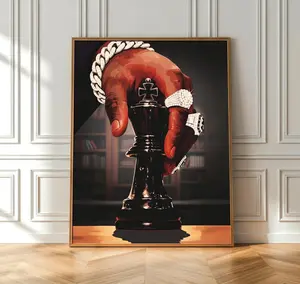 King Chess Poster Print | Luxury Masculine Wall Art | Hypebeast Décor