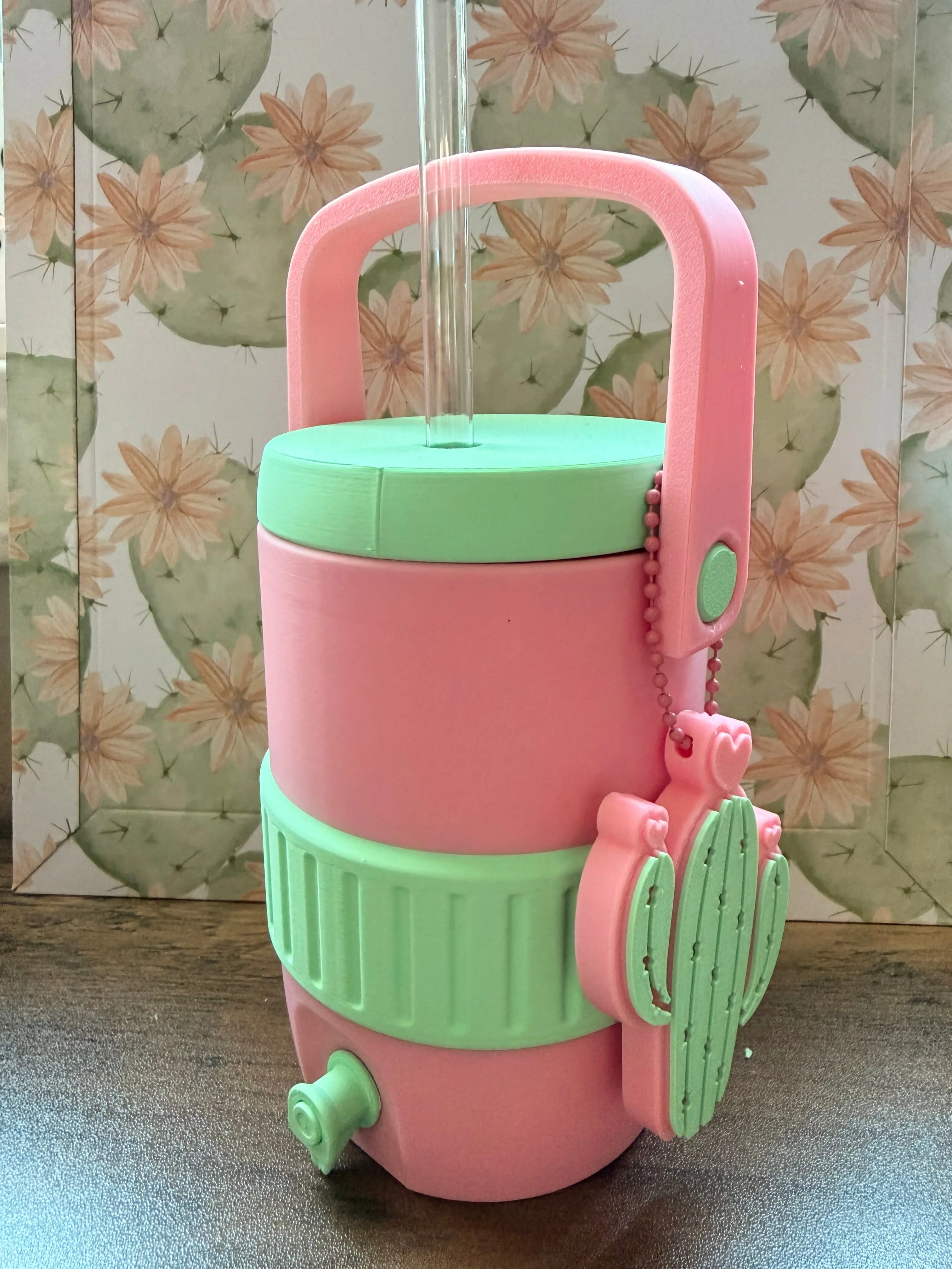 Pink/Mint Green Can Coolers
