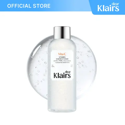 [DearKlairs] Vitamin Essence Toner | Vitamin C, Rice PDRN, Glutathione & Niacinamide | Dark Spot & Uneven Tone Care, Deep Hydration, Sensitive Skin, Fragrance-Free Korean Skincare