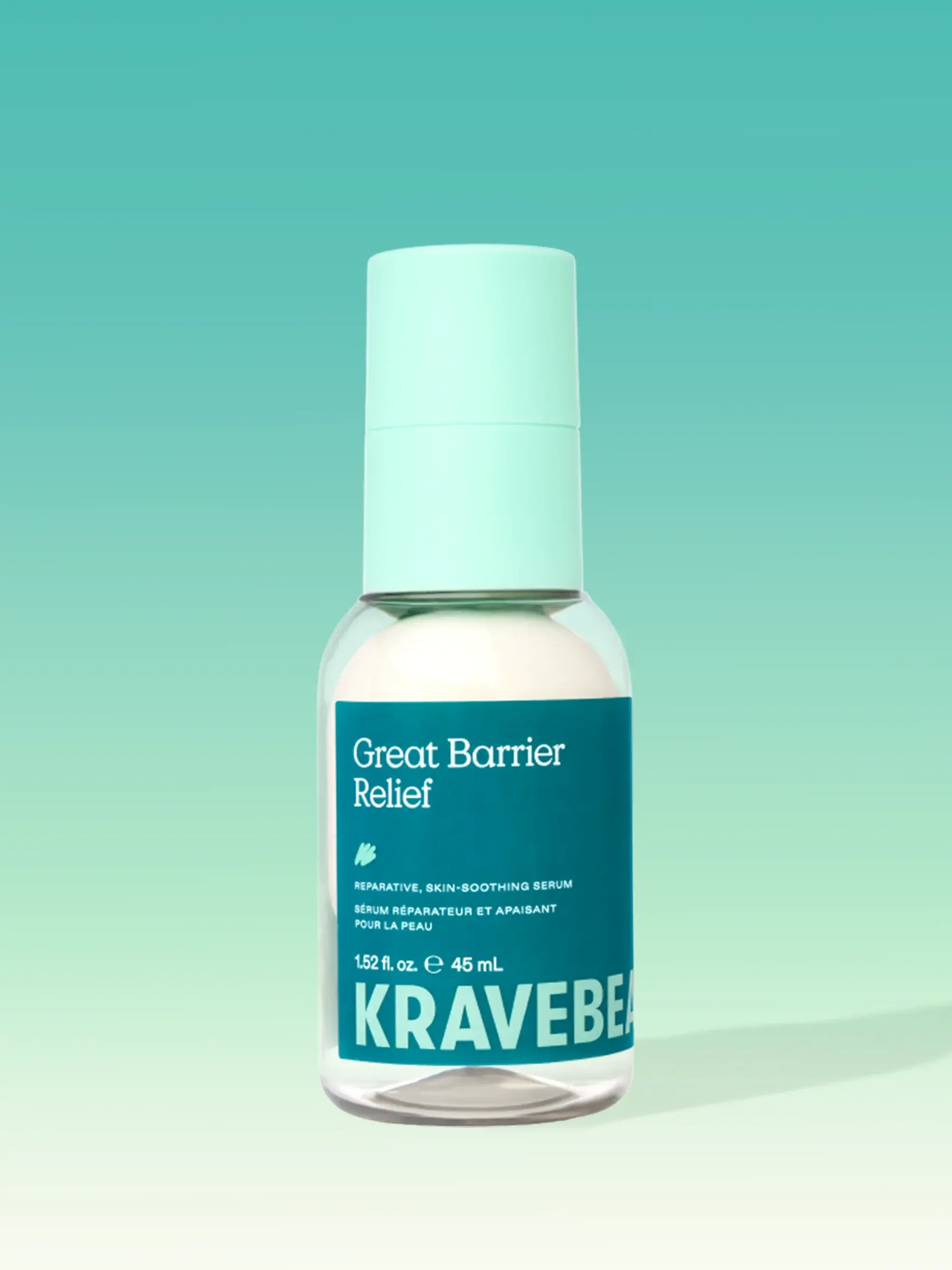 KraveBeauty Great Barrier Relief - Reparative, Skin-Soothing Serum for All Skin Type, Especially Sensitive & Eczema-Prone Skin
