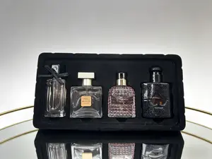 Luxury Perfume Gift Set with 4 Unique Scents and Elegant Packaging for Special Occasions