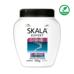 SKALA Vitamins Blast Hair Conditioner Great for hair growth, strength and repair with Hyaluronic Acid Bomba de Vitaminas Haircare Oil Shampoo Blend