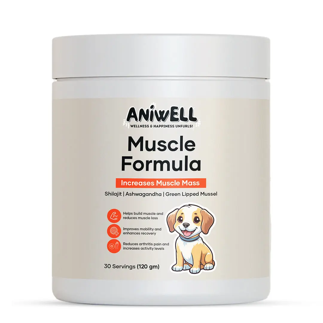 Aniwell Muscle Formula : Hip and Joint Multivitamin Supplement for Dogs