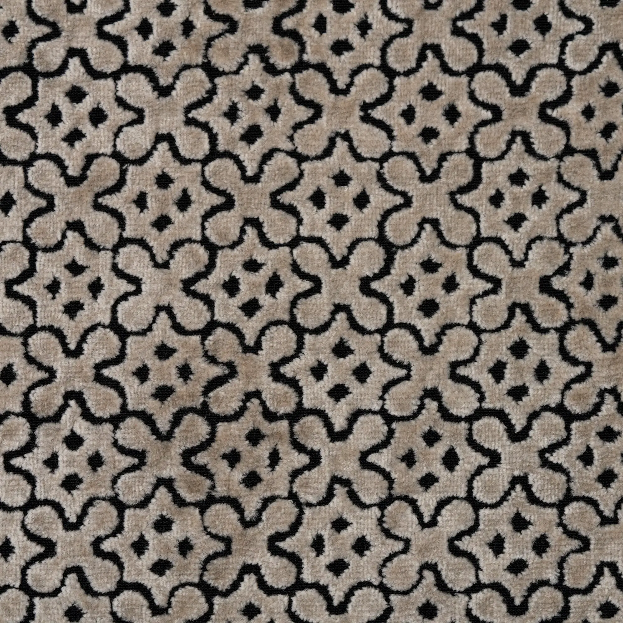 JIGSAW - BORNOUT VELVET DRAPERY, WINDOW CURTAIN AND UPHOLSTERY FABRIC BY THE YARD