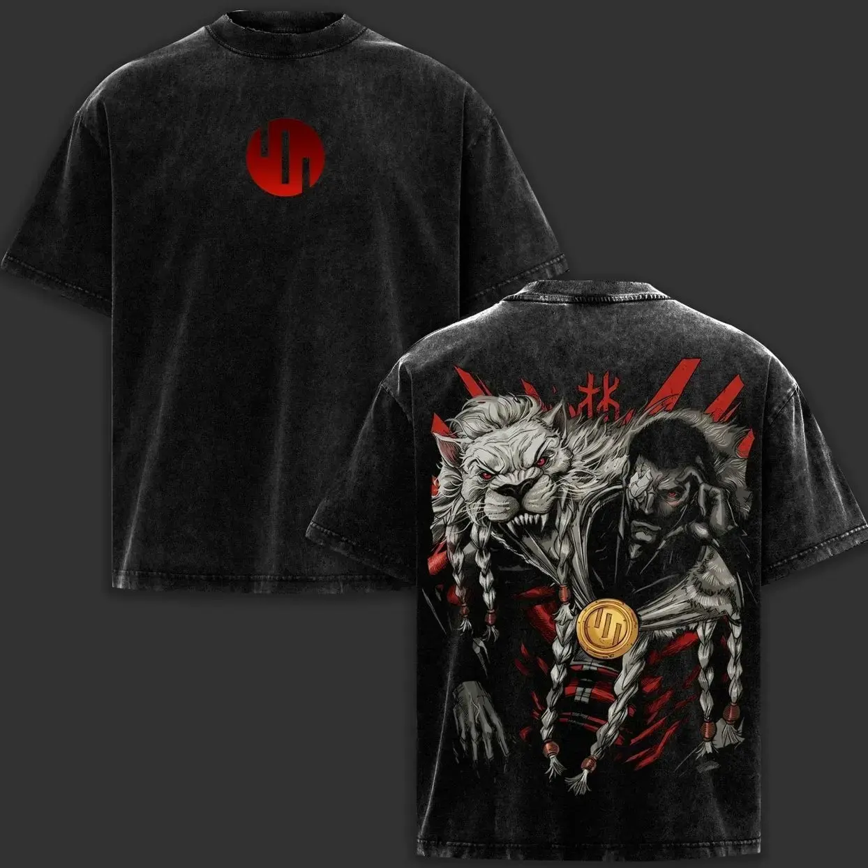Grand Regent Thragg Viltrumite Empire Invincible Vintage Washed T-Shirt, Black Anime Graphic T-Shirt - Casual Short Sleeve Harajuku Style Tee for Anime Fans 90s graphic good tees Casual American Short Sleeve Unisex T-shirt,Gym & Streetwear