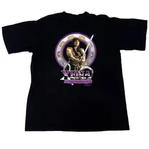 Vintage 90s Xena Warrior Princess Retro Graphic T-Shirt Unisex TV Show Tee