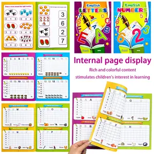 Cute Toddler Letter & Number Learning Book, Two Options Available, Pre-School Activities, Early Education, Kids Learning Books, Visual Learning Tools