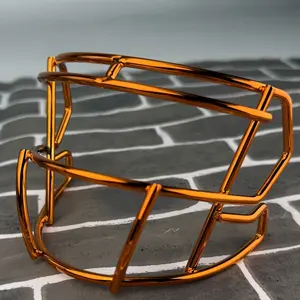 METAL CHROME FACEMASK FOR MINI FOOTBALL HELMETS (With Hardware)