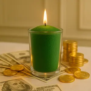 10oz Green Pearl Sand Candle Premium Soy Wax for Clean Fresh Spa Vibes Relaxation Aromatherapy Home Décor Ideal Table Settings Decor