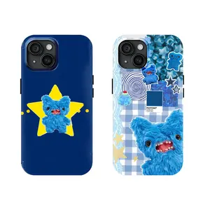 Funny Blue Fuggler Monster Glossy Childrens Phone Case For IPhone 17-11, Pro Max, Pro Plus, and Samsung S26-23 Safety Case