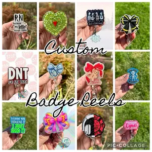 Custom Badge Reel - CONTACT SELLER BEFORE USING